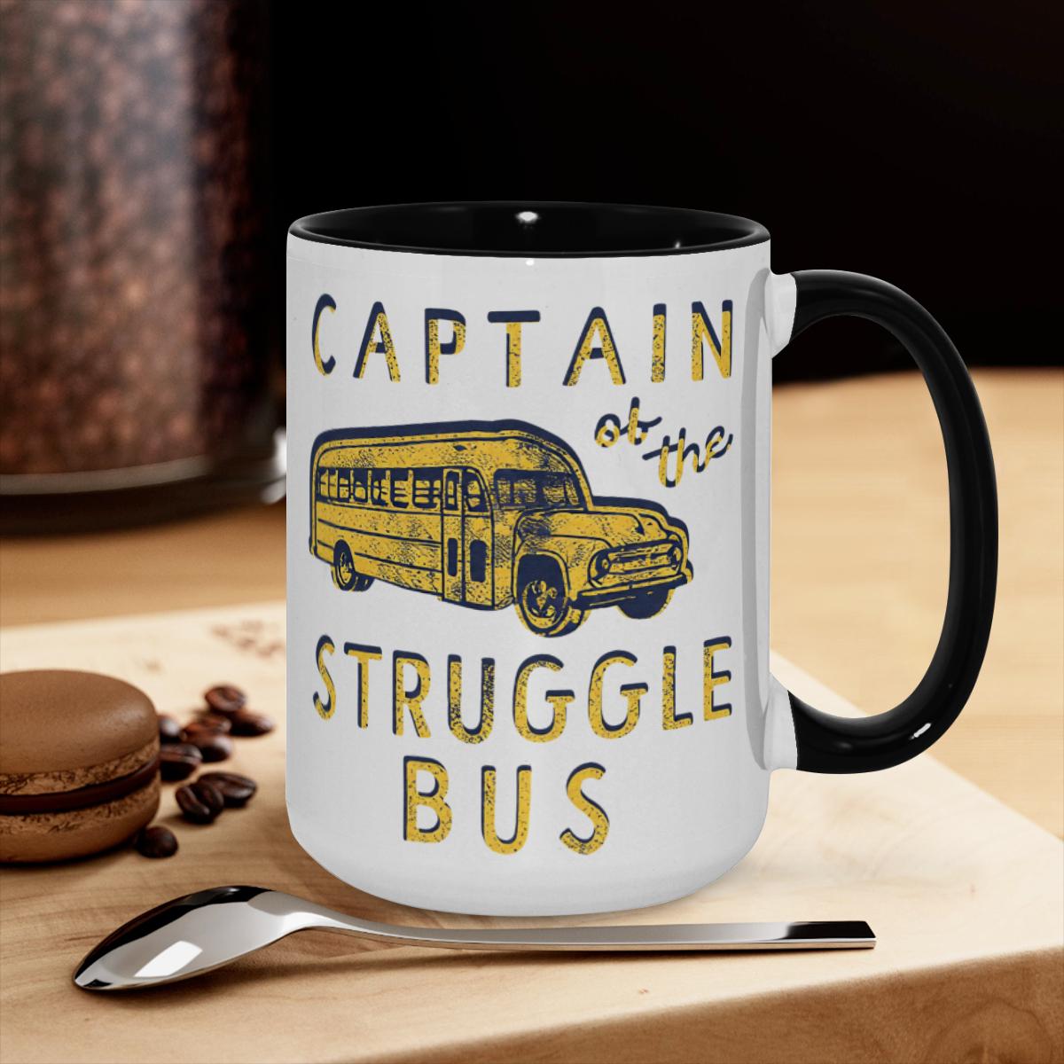 ‘Struggle Bus Captain’ Mug - Humorous Relatable Cup - Image 3