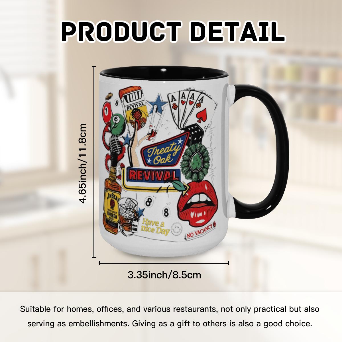 Treaty Oak Revival Mug - Vintage Country Tattoo Cup - Image 8
