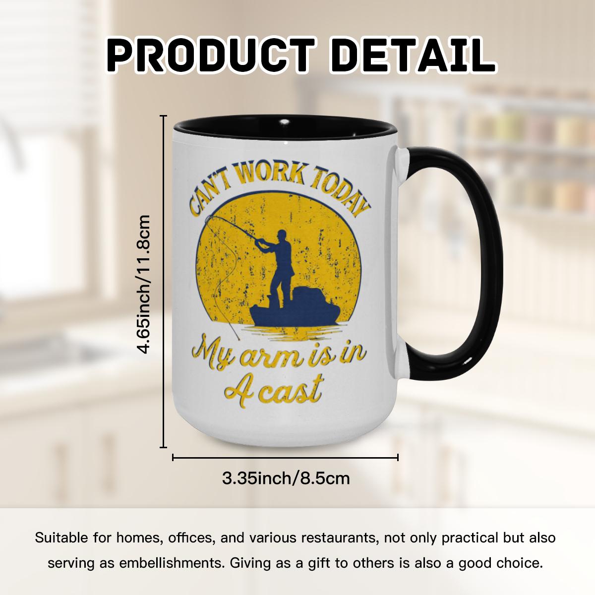 Fishing Joke Mug - Humorous Angler Coffee Cup - Image 8