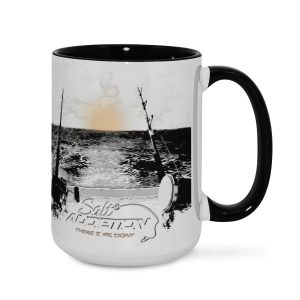 Salt Addiction Mug - Coastal Fishing Humor Coffee Cup
