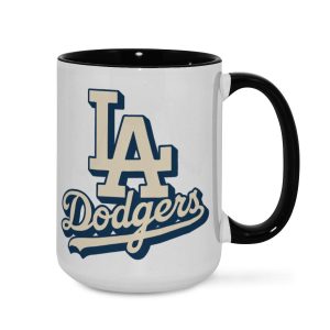 LA Dodgers Mug - Vintage MLB Team Cup