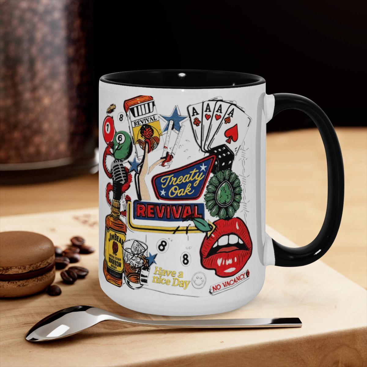 Treaty Oak Revival Mug - Vintage Country Tattoo Cup - Image 3