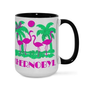 Visit Chernobyl Mug - Dark Humor Parody Coffee Cup