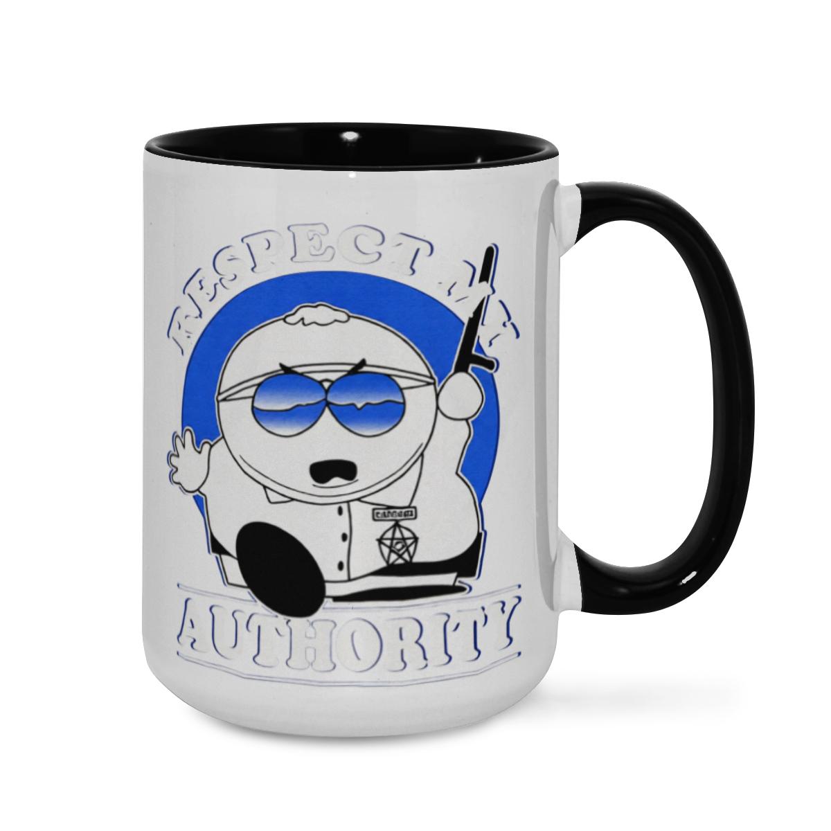South Park Cartman Mug - ‘Respect My Authority’ Cup