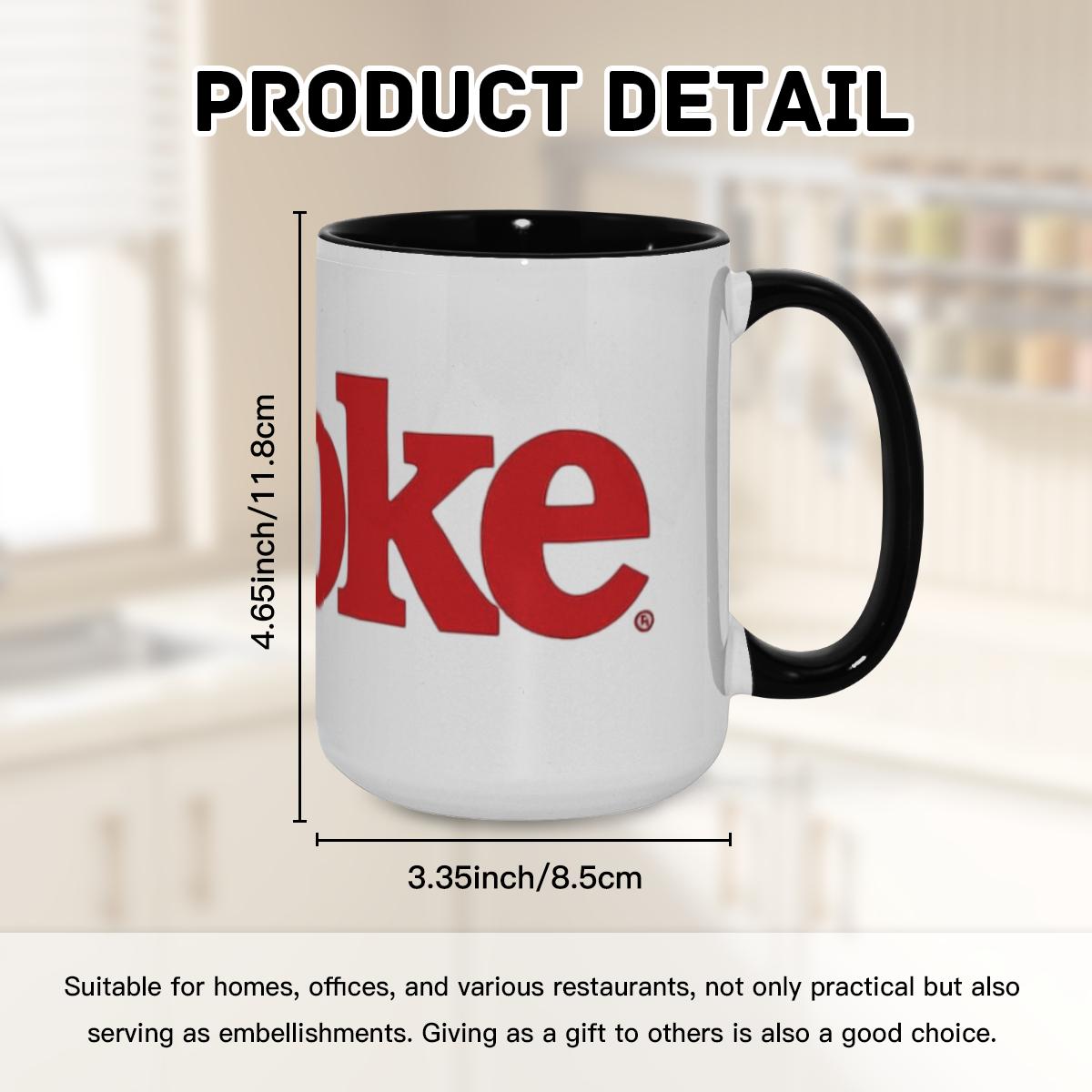 Retro Red Logo Mug - Classic Soda Brand Cup - Image 8