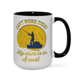 Fishing Joke Mug - Humorous Angler Coffee Cup