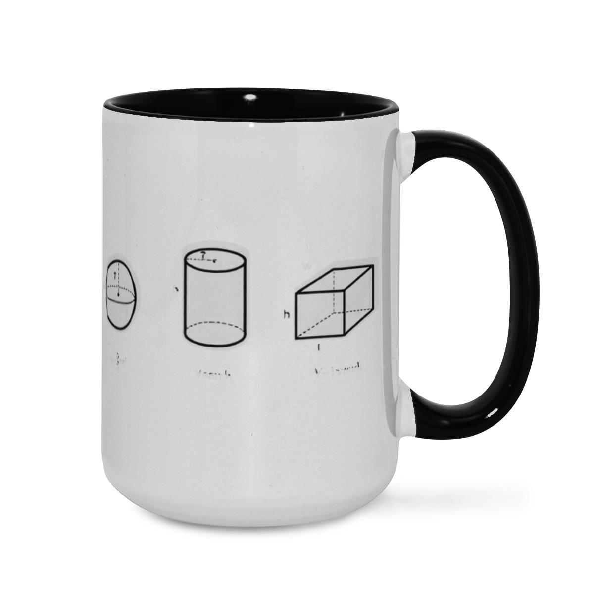 Math Formulas Mug - Geometry Equations Coffee Cup