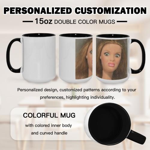 Disgusted Barbie Face Mug - Hilarious Coffee Cup Gift - Image 3
