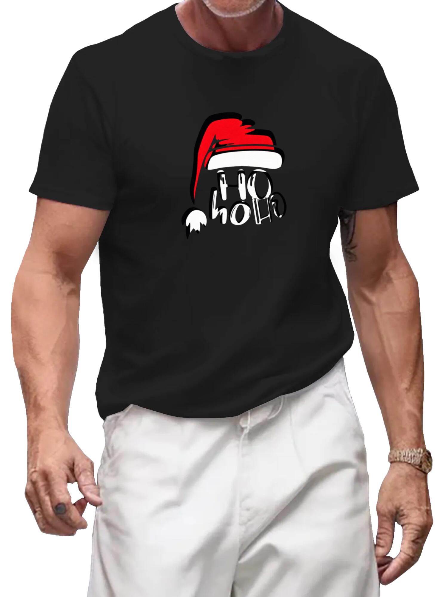 Men‘s Santa Christmas T-Shirt - Holiday Graphic Tee - Image 3