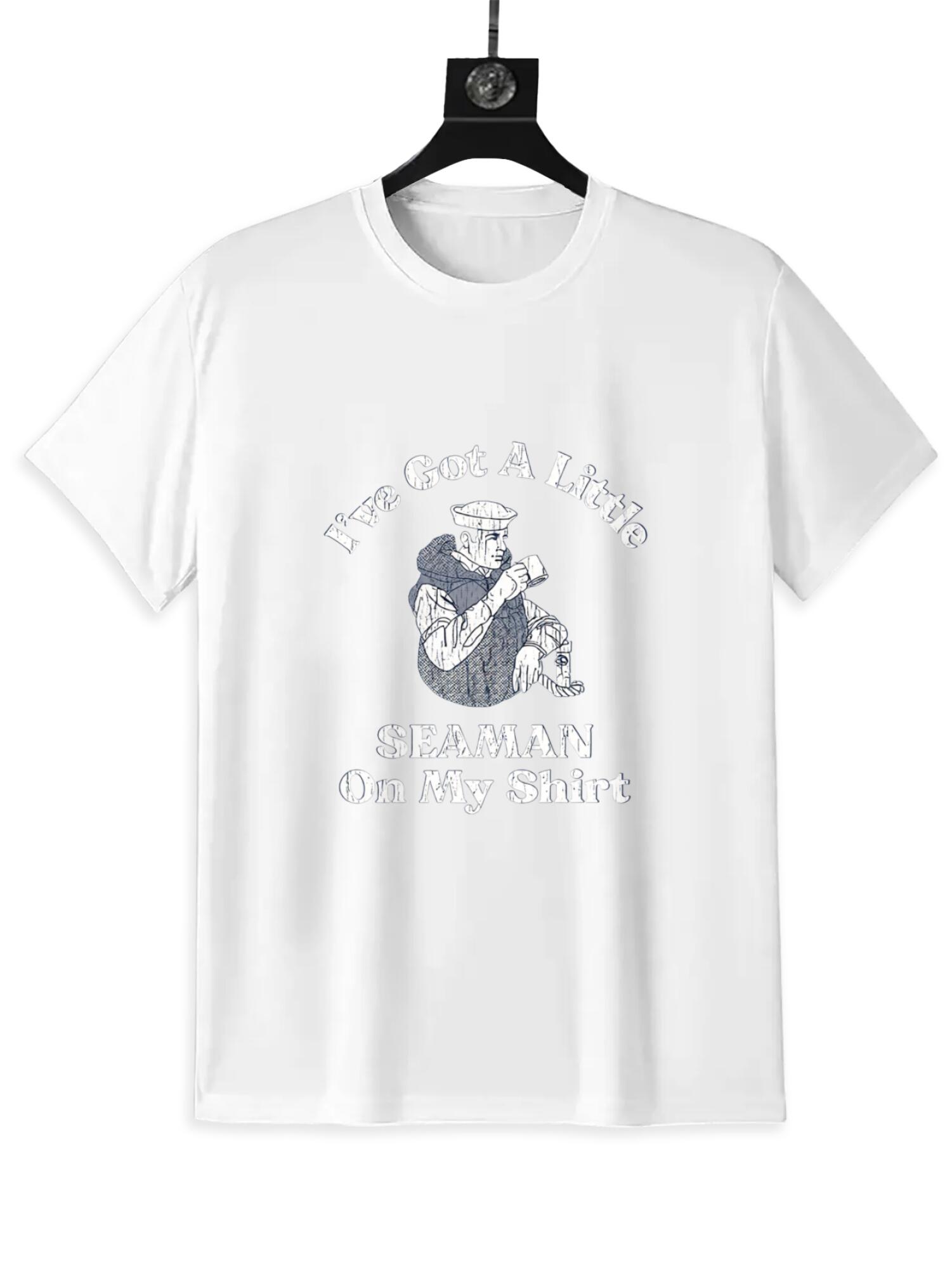 Seaman Innuendo T-Shirt - Funny Nautical Joke Graphic Tee