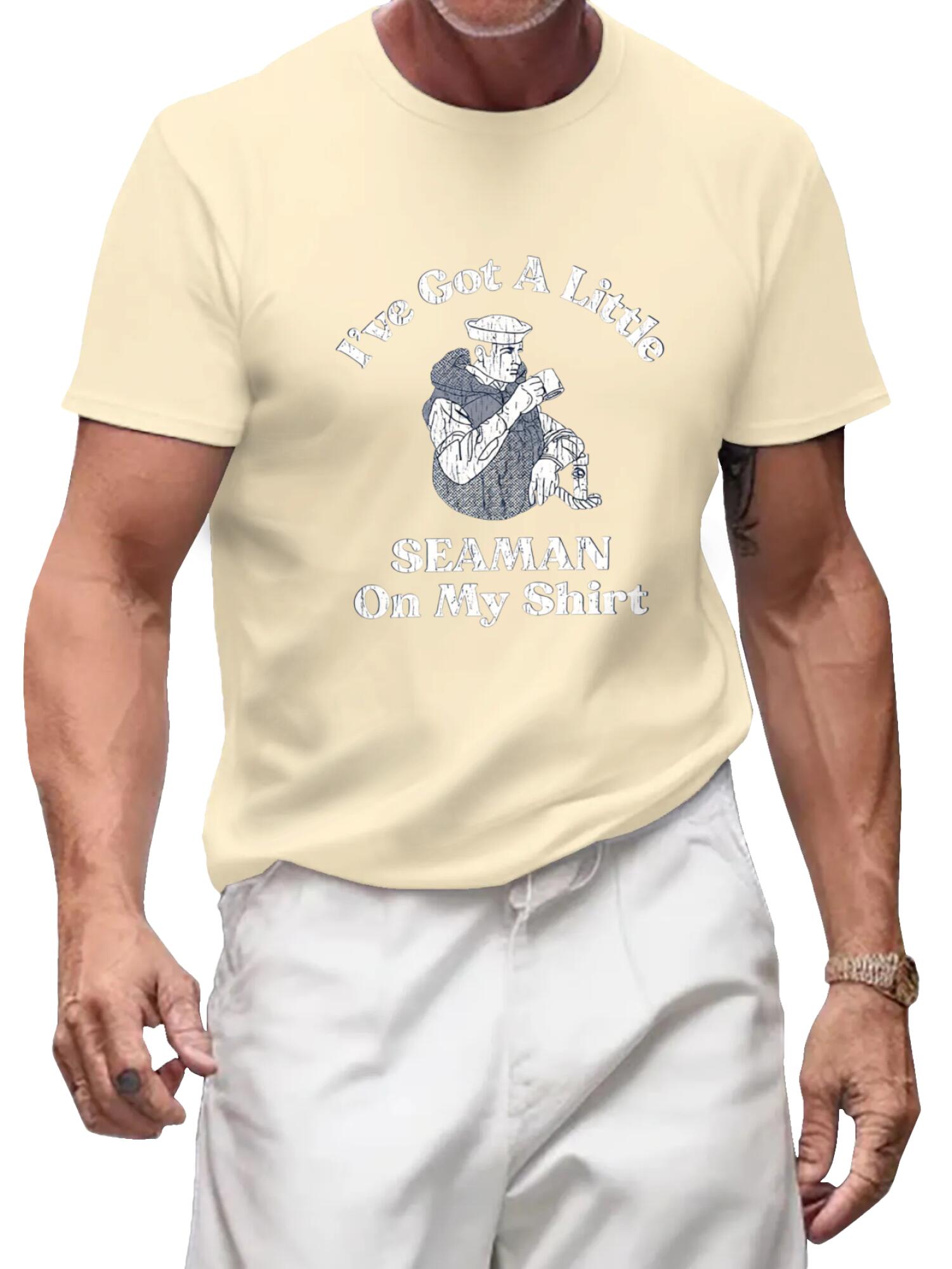 Seaman Innuendo T-Shirt - Funny Nautical Joke Graphic Tee - Image 4