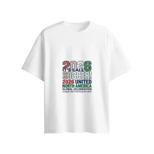 2026 World Cup Soccer Fan "Global Celebration" Men's Premium Cotton T-Shirt | Double-Sided North America United Graphic Tee