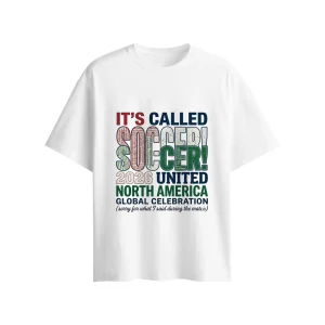 2026 World Cup Soccer Fan Retro Distressed Men's Premium Cotton T-Shirt | Double-Sided United North America Global Celebration Tee