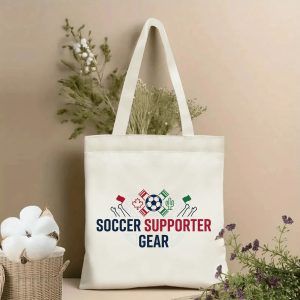 2026 World Cup Soccer Supporter Gear cheer hands maple cactus print canvas tote bag, three joint-host fan eco shoulder bag indoor wall decor phot